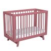 Кроватка для новорожденного Lillaland - модель Lilla Aria Antique Pink - LILLALAND