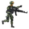 Набор игровой ФИГУРКА СОЛДАТА «НАСТОЯЩИЙ БОЕЦ», высота 18,5 см, с оружием, в зеленой форме и каске с очками, Bondibon - BONDIBON