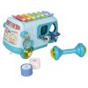 Сортер "АВТОБУС" с погремушками и ксилофоном, голубой Baby You Bondibon - BONDIBON