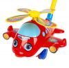 Каталка с ручкой для детей "ВЕРТОЛЕТ" со звуком, Baby You Bondibon - BONDIBON