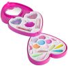 Набор детской декоративной косметики "СЕРДЦЕ" 2 уровня с зеркальцем Eva Moda Bondibon - BONDIBON