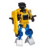Трансформер "BONDIBOT 2 в 1" робот - дорожный трактор с ковшом, жёлтый, собери большого робота и подъемный кран, Bondibon - BONDIBON