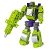 Трансформер "BONDIBOT 2 в 1" робот - дорожный каток, зелёный, собери большого робота и подъемный кран, Bondibon - BONDIBON