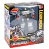 Трансформер "BONDIBOT 2 в 1" робот - танк, с металлическими деталями, темно-серый, Bondibon