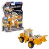 Трансформер "BONDIBOT 2 в 1", робот - погрузчик, с металлическими деталями, желтый, собери большого робота 5в1 Bondibon - BONDIBON