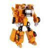 Трансформер "BONDIBOT 2 в 1", робот - самосвал, с металлическими деталями, желтый, собери большого робота 5в1 Bondibon - BONDIBON