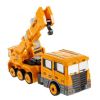 Трансформер "BONDIBOT 2 в 1", робот - автокран, с металлическими деталями, желтый, собери большого робота 5в1 Bondibon - BONDIBON