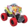 Инерционный джип на пружинной подвеске Bondibon "Парк Техники" со светом и звуком красные колеса - BONDIBON