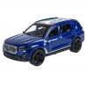 Машина инерционная металлическая "КРОССОВЕР" открываются двери и багажник, М1:36, синий, Парк Техники Bondibon - BONDIBON