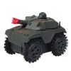Машина ТАНК ПЕРЕВЁРТЫШ, на батарейках, хаки, 4WD, Парк Техники Bondibon - BONDIBON