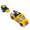 Конструктор "МАШИНА" 73 детали, с блоком запуска, желто-красная, Город Bondibon - BONDIBON