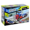 Конструктор "ГРУЗОВИК ТЯГАЧ" 67 деталей, с блоком запуска, сине-красный, Город Bondibon