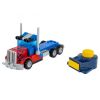 Конструктор "ГРУЗОВИК ТЯГАЧ" 67 деталей, с блоком запуска, сине-красный, Город Bondibon - BONDIBON