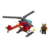Конструктор Bondibon Пожарная Служба 3663, Вертолет 72 детали - BONDIBON