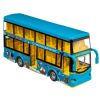 Конструктор с отверткой «ДВУХЭТАЖНЫЙ ТУРИСТИЧЕСКИЙ АВТОБУС» 45 деталей, со светом и звуком, Собирай и Играй Bondibon - BONDIBON