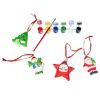 Набор для творчества "Ёлочные украшения"(елка, звезда, Снеговик, Д.мороз) - BONDIBON