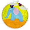 Набор для творчества Bondibon "Аппликация из фетра на пяльцах Слоник на прогулке" - BONDIBON