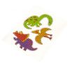 Набор для творчества АЛМАЗНАЯ МОЗАИКА "ДИНОЗАВРЫ" блестящие наклейки Творчество с Буки Bondibon - BONDIBON