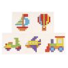 Набор для творчества ТЕРМОМОЗАИКА "ТРАНСПОРТ" для создания брелоков, светятся в темноте Творчество с Буки Bondibon - BONDIBON