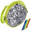 Набор для раскрашивания Bondibon Я Дизайнер "Круглая сумочка" зеленая - BONDIBON