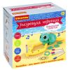 Спирограф музыкальный "РИСУЮЩАЯ ЧЕРЕПАХА" 10 режимов рисования, 4 трафарета, фломастеры, Bondibon