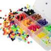 Набор для творчества АКВАМОЗАИКА "БУСИНЫ" 1000 бусин, 10 цветов Bondibon - BONDIBON