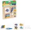 Набор для творчества АКВАМОЗАИКА "ПОДВОДНОЕ ПУТЕШЕСТВИЕ" бусины-цилиндры Творчество с Буки Bondibon - BONDIBON