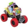 Инерционный джип на пружинной подвеске Bondibon "Парк Техники" красный с граффити - BONDIBON