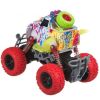Инерционный джип на пружинной подвеске Bondibon "Парк Техники" красный с граффити - BONDIBON