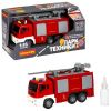 Инерционная машина «ПОЖАРНАЯ СЛУЖБА» водовоз 1:16, со светом и звуком, брызгает водой, Парк Техники Bondibon - BONDIBON