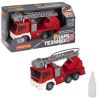 Инерционная машина «ПОЖАРНАЯ СЛУЖБА» автовышка 1:16, со светом и звуком, брызгает водой, Парк Техники Bondibon - BONDIBON
