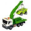 Инерционная машина «ЭВАКУАТОР» 2в1 автокран и машина, 1:16, свет, звук, подъемный механизм, Парк Техники Bondibon - BONDIBON