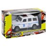 Инерционная машина "ПАРК ТЕХНИКИ", белый внедорожник полиции, открываются двери и багажник, Bondibon