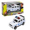 Инерционная машина "ПАРК ТЕХНИКИ", белый внедорожник полиции, открываются двери и багажник, Bondibon - BONDIBON
