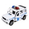 Инерционная машина "ПАРК ТЕХНИКИ", белый внедорожник полиции, открываются двери и багажник, Bondibon - BONDIBON