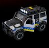 Машина инерционная ДЖИП "ПАРК ТЕХНИКИ", полиция, со светом и звуком, открываются двери, серебристый, Bondibon - BONDIBON