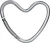 Xplorys Крепление для сумок Dooky Heart Hook - Silver Matt