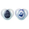 Tommee Tippee соска-пустышка силиконовая ночная Night Time, 0-6 мес., 2 шт.
