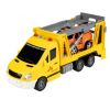 Инерционная машина на батарейках "ЭВАКУАТОР 2в1" свет, звук, подвижные детали, 1:16, желтый, Парк Техники, Bondibon - BONDIBON