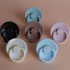 Пустышка Paomma с соской из натурального латекса, S (0-6 мес), Buttercream