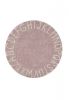 Ковер круглый Алфавит Round ABC (розовый) 150R - Lorena Canals