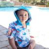 Накидка для детей Zoocchini Акула Шерман (12-24 м) - Zoocchini