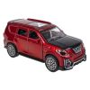Инерционный металлический ВНЕДОРОЖНИК "ПАРК ТЕХНИКИ", открываются двери, капот, багажник, бордовый, 1:36, Bondibon - BONDIBON