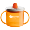 Tommee Tippee поильник, обучающая чашка с носиком и ручками, 190 мл, 4 м+, оранженвый