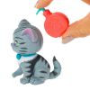 Игровой набор ЛАПА ДРУЖБЫ Котенок серый полосатый с аксессуарами - BONDIBON