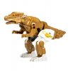 Трансформер BONDIBOT 2в1 робот-пахицефалозавр коричневый с металлическими деталями Bondibon - BONDIBON