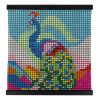 Набор для творчества ПАВЛИН картина-мозаика из бусин на гибком холсте Bondibon - BONDIBON