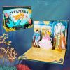 Набор из 2-х книг. сказки Русалочка, Белоснежка. Книги-панорамки - Malamalama