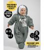 Комбинезон-конверт "трансформер", Зима, Серо-зеленый  арт. 147шм - MaLeK BaBy
