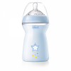 Chicco бутылочка пластиковая 330 мл Natural Feeling, голубая